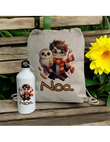 Pack mochila y botella