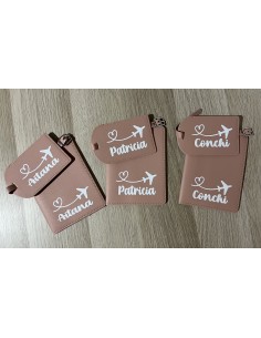 Funda pasaporte y etiqueta para equipaje 2